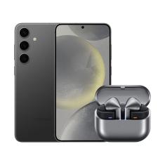 S24+ (256GB) - Preto + Galaxy Buds3 Pro - Cinza