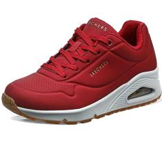 Skechers Tênis masculino Uno-Stand on Air, Branco/Branco, 34