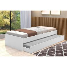 Cama Turca com Cama Auxiliar Eleganza Branco