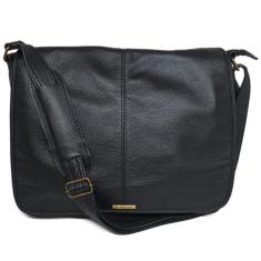 Bolsa Pasta Carteiro Masculina De Couro Transversal Tiracolo - Le Voya