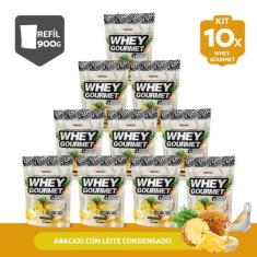 Kit 10X Whey Protein Gourmet 907g Refil - FN Forbis Nutrition, Único, 