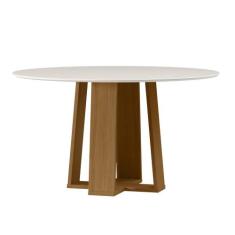 Mesa Isabela 135X135 Ype/Off White - New Ceval