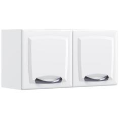 Armário Aéreo De Cozinha New Premium 2 Portas Itatiaia Branco Neve, Br