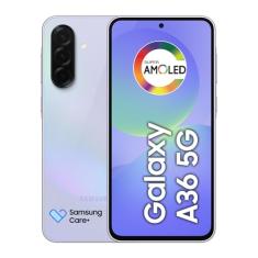 Celular Samsung Galaxy A36 5G 128GB, 6GB RAM, Câmera 50MP, IP67, Super AMOLED 6.7", Recursos AI, Violeta