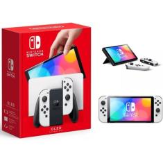 Console Nintendo Switch Oled - Branco Nacional + Joy-Con