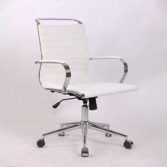 cadeira de escritório diretor giratória prime branca