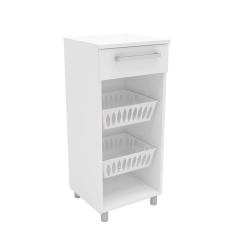 Balcão Fruteira 1 Gaveta para Cozinha Branco