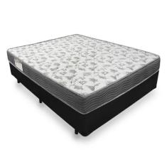 Cama Box Casal + Colchão De Espuma D33 - Ortobom - ISO 100 138cm, Pret