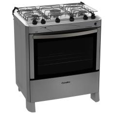 Fogão Esmaltec Jade Inox Super 5 Bocas com Forno Autolimpante e Acendimento Automático