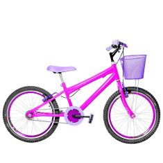 Bicicleta Infantil Feminina Aro 20 Aero Pink e Violeta