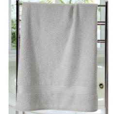 Toalha De Banho Dohler Felpuda Prisma 70Cm X 1,40M Cinza