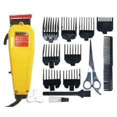 Maquina De Cortar Cabelo Potente Kit C/ 17 Peças Maxtop 110v - MAQUINA