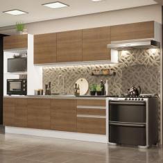 Cozinha Completa 100% MDF Madesa Acordes 330006 com Armário e Balcão -