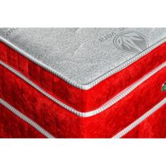 Colchão Vibroterápico Molas Ensacadas Com Massagem Solteiro Suede - GE