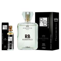 Kit Perfume Masculino Rb Amakha Paris 100Ml E 15Ml Bolso