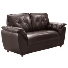 Sofá Rondomóveis 2 lugares R220 Cosmo revestimento em P.U  Café - ROND