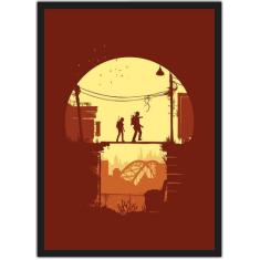 Quadro Decorativo The Last Of Us Games Jogos Geek Decorações Com Moldu