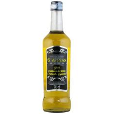 Cachaça de alambique 6 annas blend de barris 700ml, Unica, U