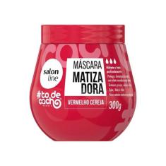 Máscara Matizadora todecacho Vermelho Cereja 300g - Salon Line