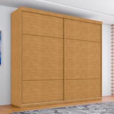 Guarda Roupa 2 Portas e 4 Gavetas Quatis Naturalle - CasaH