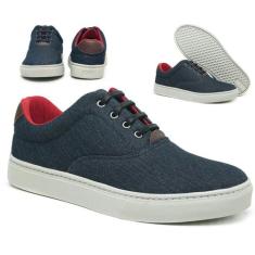 Tênis Masculino Sapatênis Casual Mocassim Parlo Open Urbano Estiloso O