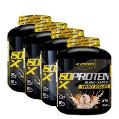 Kit 4x Whey Isso Blend CompleX Protein  2Kg - XPRO-Unissex