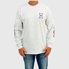Camiseta Huf Manga Longa Screw Head Masculina-Masculino