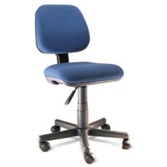 Cadeira Secretária Com Braços Linha Safira Azul