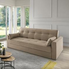 Sofá Cama Hidra Bege Estofama