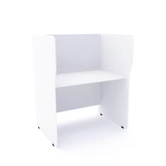 Mesa Estação de Telemarketing 100cm Etsi-03 Maxxi Pandin Móveis Branco