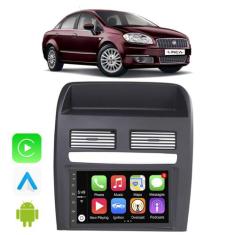 Kit Multimidia Android Linea 2009-2014 7 Polegadas Carplay + Câmera de