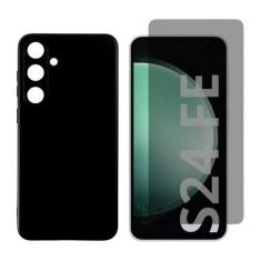 Capa Aveludada + Película Gel Privativa Para Samsung S24 Fe - Db
