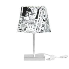 Abajur Eros Dome Jornal com Base Quadrada Magnifico - MARRYLUZ