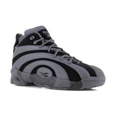 Reebok Tênis masculino Shaqnosis Work, Preto e cinza, 11 Wide