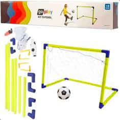 Go Play Kit Futebol Com Bola Trave de Gol e Bomba - BR952 - Multikids