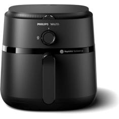 Fritadeira Airfryer Série 1000 XL, Philips Walita, 6,2 litros, Tecnologia RapidAir, Preta, 2 anos de garantia, 110v - NA130/00