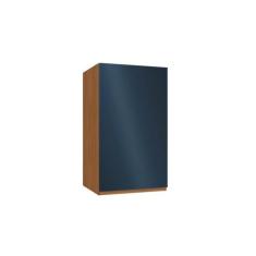 Armário Aéreo p/ Cozinha Ciela R642 c/ 1 Porta 40cm Canela/Azul Profun