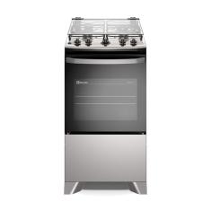 Fogão 4 bocas Electrolux Cinza Efficient Mesa Inox, PerfectCook e VaporBake® (FE4IG)