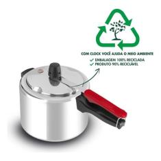 Panela De Pressão Clock Polida Fechamento Interno 4,5L - Ofertamo, 4,5