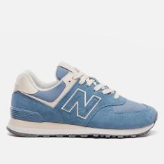 Tênis Couro New Balance 574 V'2 Feminino-Feminino