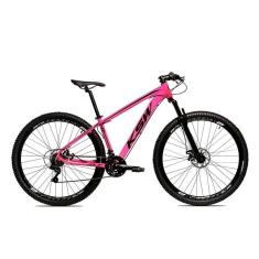 Bicicleta Aro 29 Ksw 27V Acera,/K7 Rosa/Preto 15&quot; Rosa/Preto