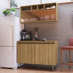 Cozinha Compacta 2 Peças 4 Portas 4 Nichos One Gralar Teka