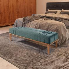 Recamier em Linho 150cm Valentin Azul