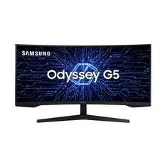 Monitor Gamer Samsung Odyssey G5 34' VA, Curvo, Wide, 165 Hz, 2K QHD, 1ms, FreeSync Premium, HDR10, HDMI/DisplayPort - LC34G55TWWLXZD