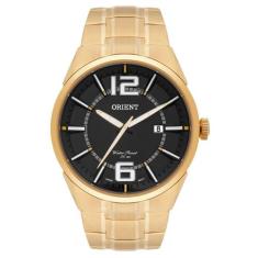 Relógio Orient Masculino Mgss1152 P2kx Dourado Aço Analógico