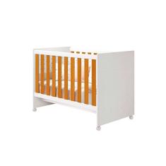 Berço Americano Katatau Flex 3 Em 1 Vira Mini Cama Ou Sofazinho Branco Fosco / Savana Fosco - Reller