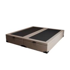 base para cama box queen martin premium com baú linho (47x158x198 cm) cru