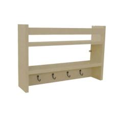 Porta Chave Organizador Em Mdf - Móveis Trovarelli, Natural