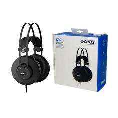 Fone Original AKG K52 Estúdio profissional Headphone Monitor
