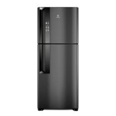 Geladeira Electrolux Frost Free Duplex Inverter 431L IF55B Black Inox Look